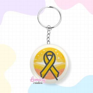Chaveiro Setembro amarelo Mod.0001 (10 unidades)