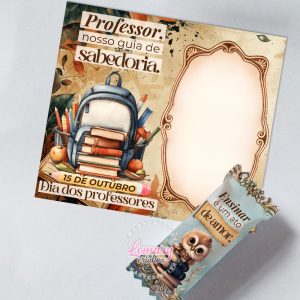 Bala Personalizada com Card Dia dos professores MOD.0002 (24 unidades)