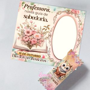 Bala Personalizada com Card Dia dos professores MOD.0003 (24 unidades)
