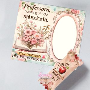 Bala Personalizada com Card Dia dos professores MOD.0004 (24 unidades)