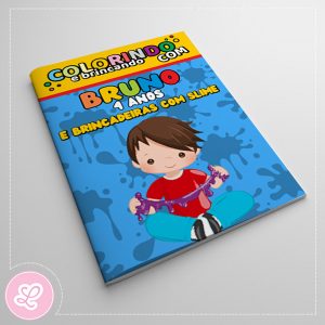 Revistinha de Colorir Slime Ref.001 (15 unidades)