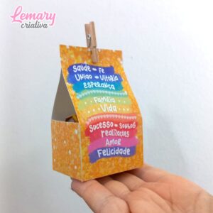 Porta Bombom Ano novo (com Mini Pregador) - 10 unidades Mod.0004