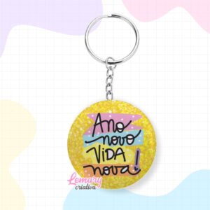 Chaveiro Ano Novo Mod.0004 (10 unidades)