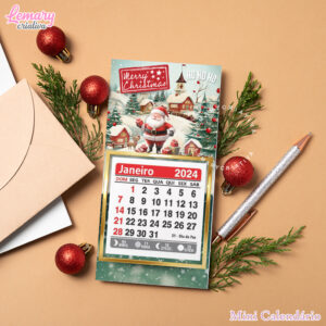 Mini Calendário Natal Mod.0002 (50 unidades)