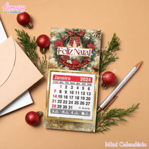 Mini Calendário Natal Mod.0004 (50 unidades)