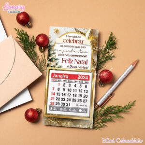 Mini Calendário Natal Mod.0006 (50 unidades)