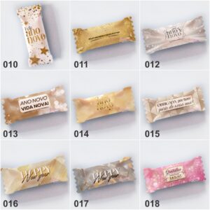 Balinha personalizada Ano Novo (Ref 010 a 018) - 50 unidades