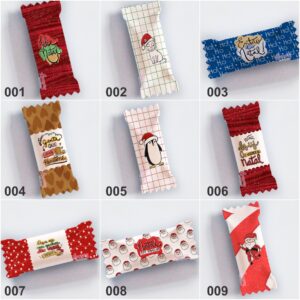 Balinha personalizada Natal (Ref 001 a 009) - 50 unidades