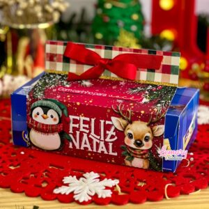 Cinta para Caixa de Bombom Natal Mod.0001 (10 unidades)