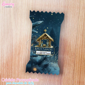 Caixa Chocolate 41,5g Natal Mod.0004V (10 unidades)