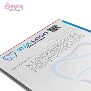 Alternative view of Bloco receituário/comanda Ap 90g 105X150mm (5 BLOCOS - 50 FLS CADA) ZP-BRD05