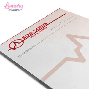 Alternative view of Bloco receituário/comanda Ap 90g 105X150mm (1 BLOCO - 50 FLS) ZP-BRD01