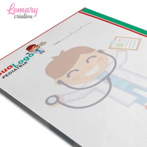 Alternative view of Bloco receituário/comanda Ap 90g 105X150mm (50 BLOCOS - 50 FLS CADA) ZP-8103R