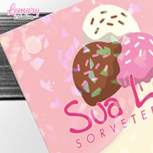 Alternative view of Cartão de visita com laminação holográfica, couchê 250g, 4x0cor (250 unidades) ZP-CLFO250