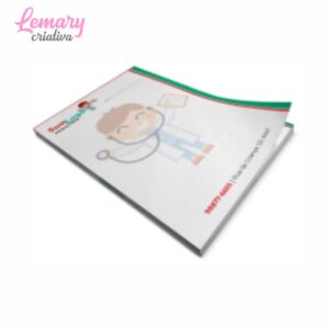 Bloco receituário/comanda Ap 90g 105X150mm (50 BLOCOS - 50 FLS CADA) ZP-8103R