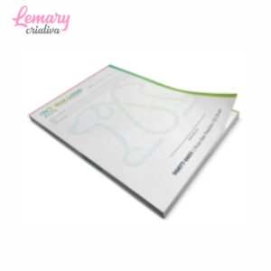 Bloco receituário/comanda Ap 90g 105X150mm (10 BLOCOS - 50 FLS CADA) ZP-AB003