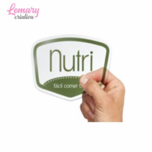 Adesivo vinil transparente 8,8x9,9cm ZP-AT02502 (240 unidades)