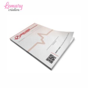 Bloco receituário/comanda Ap 90g 105X150mm (1 BLOCO - 50 FLS) ZP-BRD01