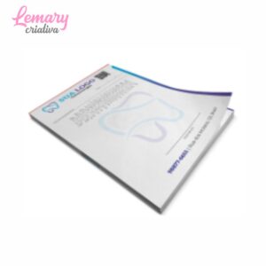 Bloco receituário/comanda Ap 90g 105X150mm (5 BLOCOS - 50 FLS CADA) ZP-BRD05