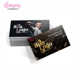 Cartão de visita couchê 250g com Hot stamping (100 unidades) ZP-CFHF100