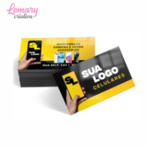 Cartão de visita couchê 300g, 4x4cor verniz UV total frente e verso (1000 unidades) ZP-CFV02