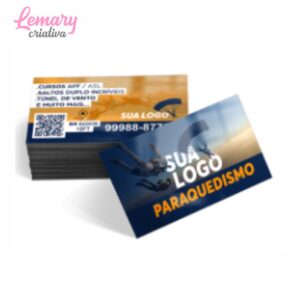 Cartão de visita couchê 300g, 4x4cor verniz UV total frente e verso (2000 unidades) ZP-CFV02D