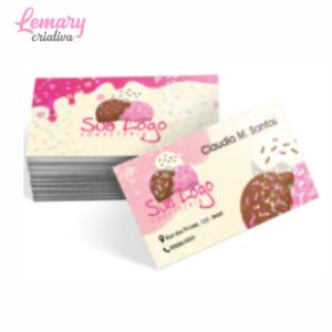 Cartão de visita com laminação holográfica, couchê 250g, 4x4cor (250 unidades) ZP-CLFO4250