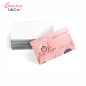 Cartão de visita com laminação holográfica, couchê 250g, 4x0cor (50 unidades) ZP-CLFO50