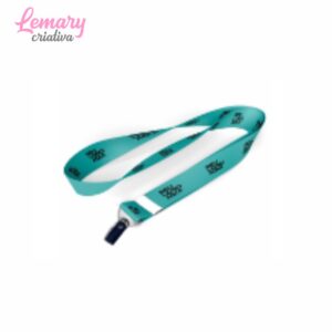 Cordão personalizado com argola ou mosquetão 15mm (5 unidades) ZP-COR115