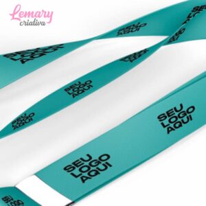 Alternative view of Cordão personalizado com argola ou mosquetão 15mm (5 unidades) ZP-COR115