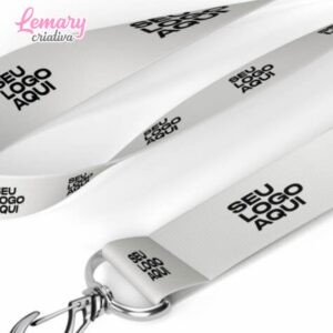 Alternative view of Cordão personalizado com argola ou mosquetão 15mm (60 unidades) ZP-COR06