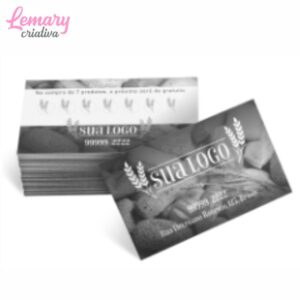 Cartão de visita sem laminação apergaminhado 240g 1x1 (1000 unidades) ZP-CS1X11000