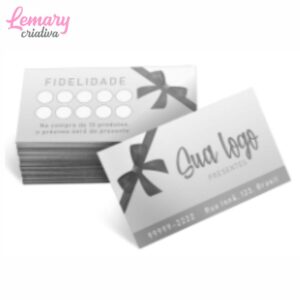 Cartão de visita sem laminação apergaminhado 240g 1x1 (500 unidades) ZP-CS1X1500