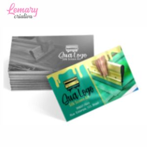 Cartão de visita 300g, verniz total frente, 4x1cor (1000 unidades) ZP-CV411000