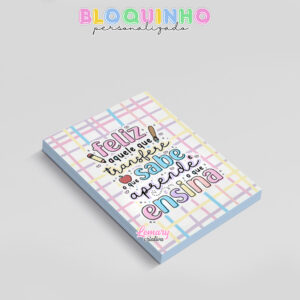 Alternative view of Bloquinho personalizado Dia dos professores 100fls 7x10cm Mod.006 (12 unidades)