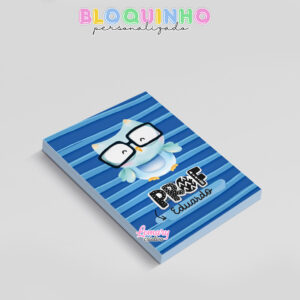 Alternative view of Bloquinho personalizado Dia dos professores 100fls 7x10cm Mod.012 (12 unidades)