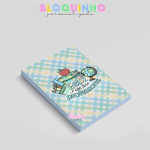 Alternative view of Bloquinho personalizado Dia dos professores 100fls 7x10cm Mod.015 (12 unidades)