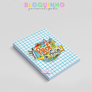 Alternative view of Bloquinho personalizado Dia dos professores 100fls 7x10cm Mod.020 (12 unidades)