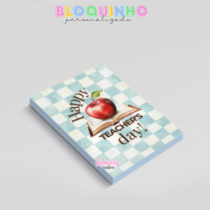 Alternative view of Bloquinho personalizado Dia dos professores 100fls 7x10cm Mod.021 (12 unidades)