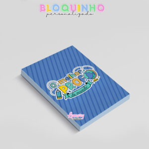 Alternative view of Bloquinho personalizado Dia dos professores 100fls 7x10cm Mod.026 (12 unidades)