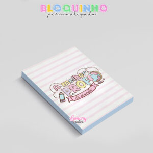 Alternative view of Bloquinho personalizado Dia dos professores 100fls 7x10cm Mod.027 (12 unidades)