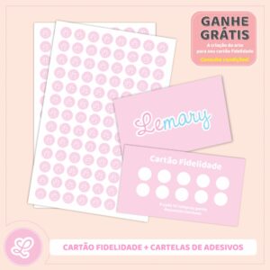 50 Cartão Fidelidade + 500 adesivos ZP-CS4X450CO1