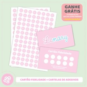 250 Cartão Fidelidade + 1500 adesivos ZP-CS4X4250C1