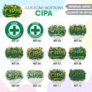 Bottons CIPA REF. 001 a 012