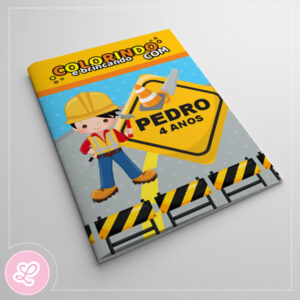 Revistinha de Colorir Construtor Ref.001 (15 unidades)