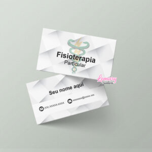 Cartão de visita Fisioterapeuta Mod.0001  (1000 unidades) ZP-CFV02