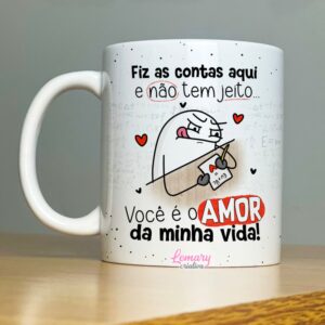 Alternative view of Caneca Amor da minha vida AMV0001