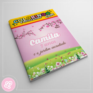 Revistinha de Colorir Jardim Ref.001 (15 unidades)