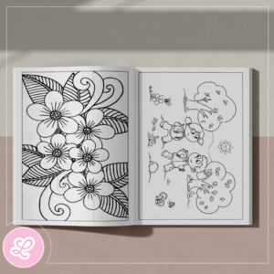 Alternative view of Revistinha de Colorir Jardim Ref.001 (15 unidades)