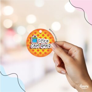 TAG Feito com amor MOD012-C001 (50unid.)